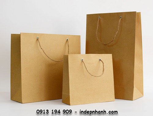 sản phẩm in túi giấy tái chế giá rẻ chất lượng tại indepnhanh.com.vn